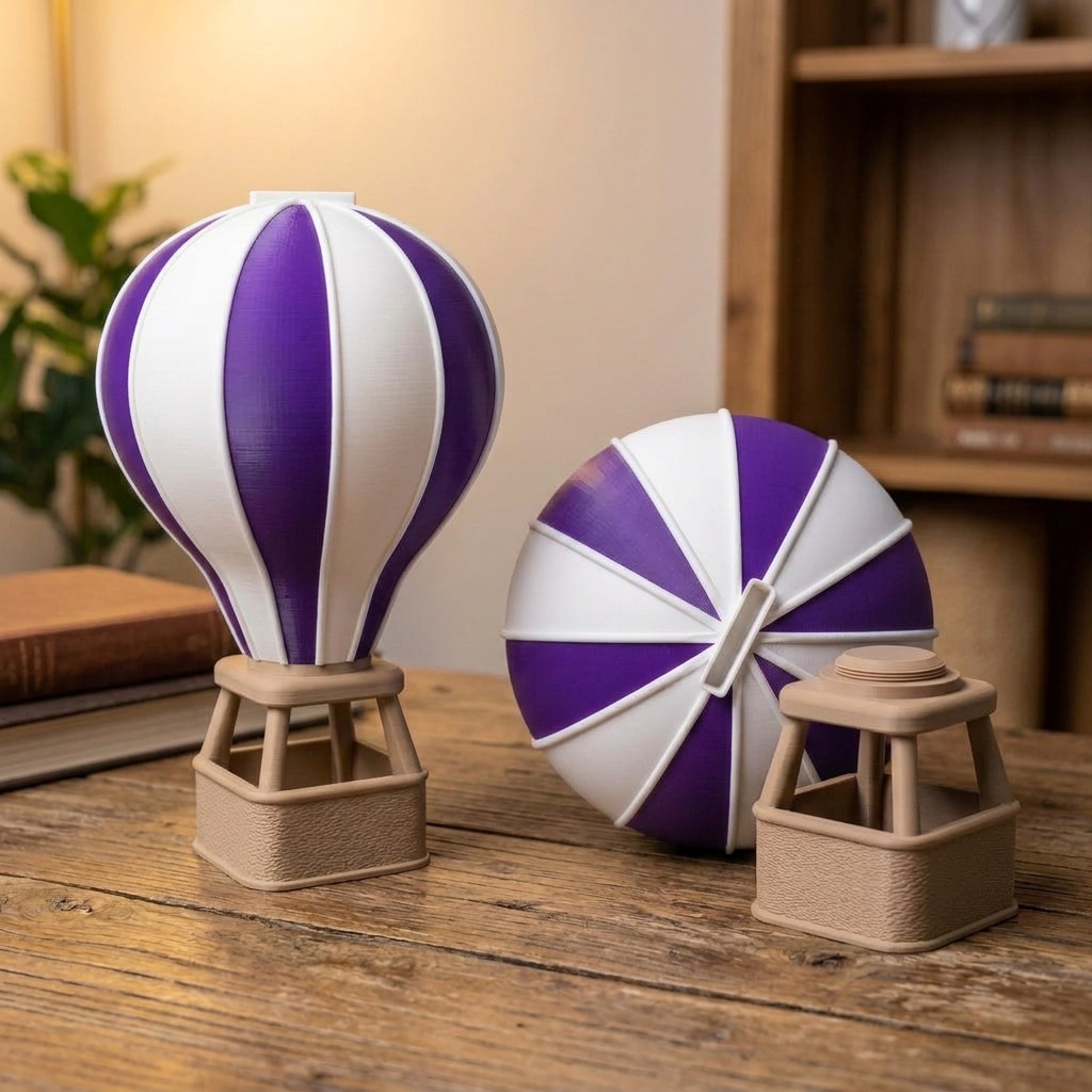 Alcancía Globo Aerostático - Decoración única