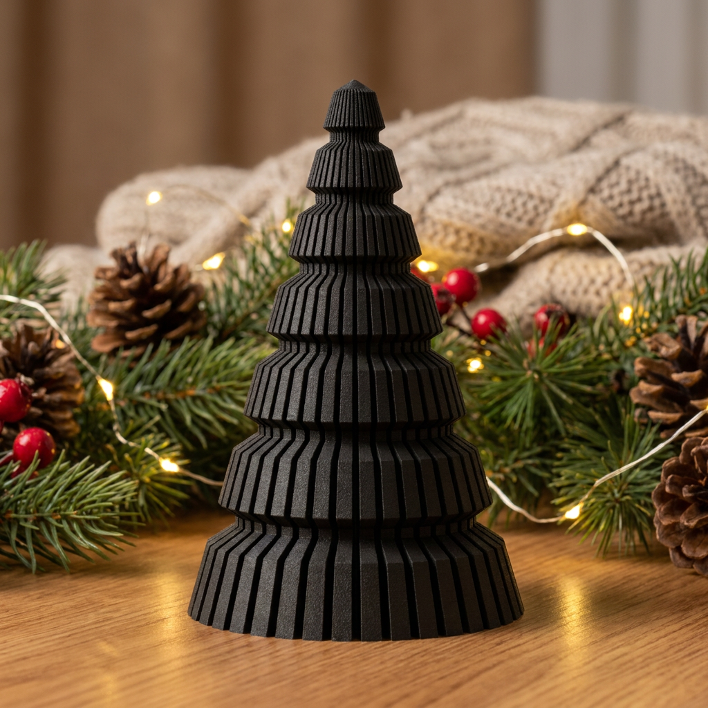 Arbolitos de navidad estilo Japandi