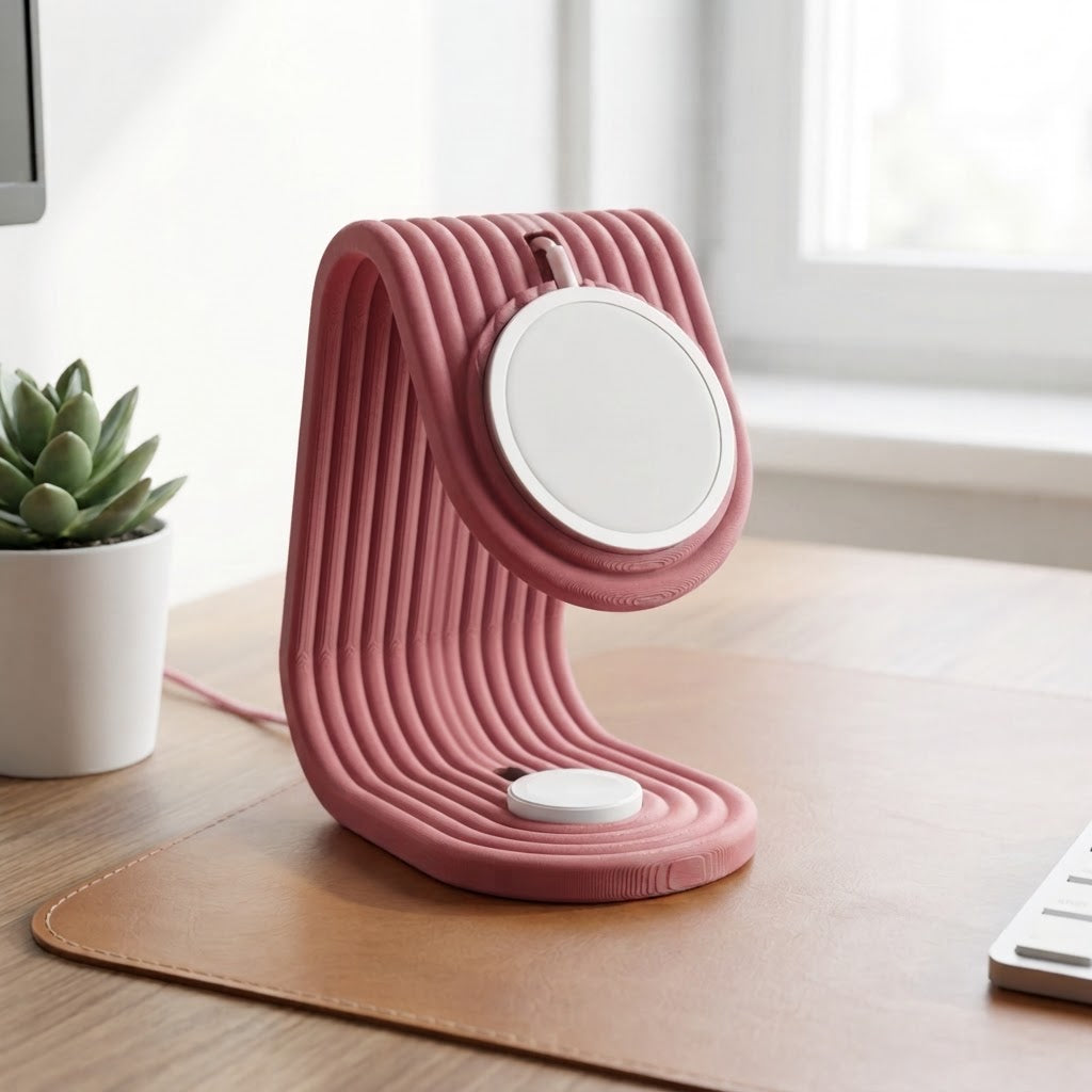 Soporte de carga para iPhone y Apple Watch
