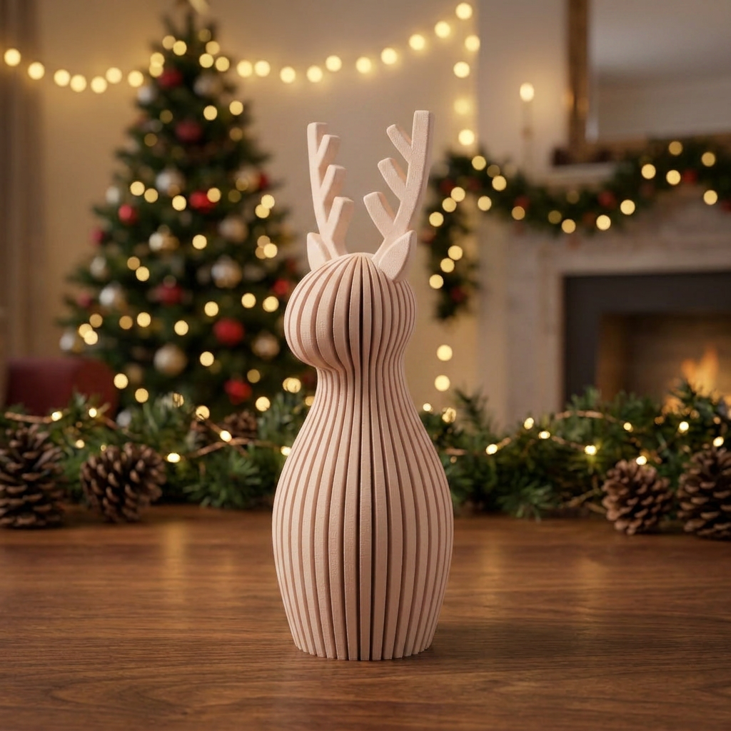 Reno navideño decorativo