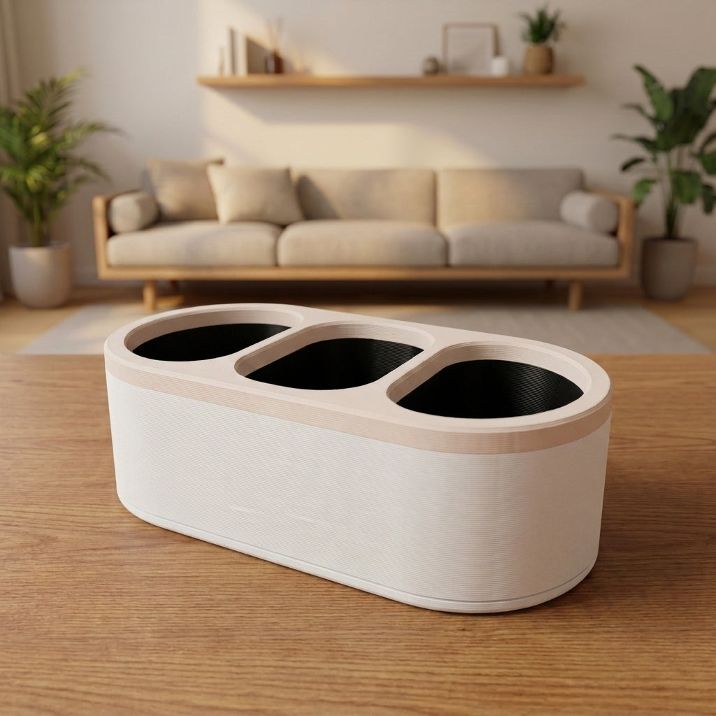 Organizador de controles remotos - Diseño redondeado