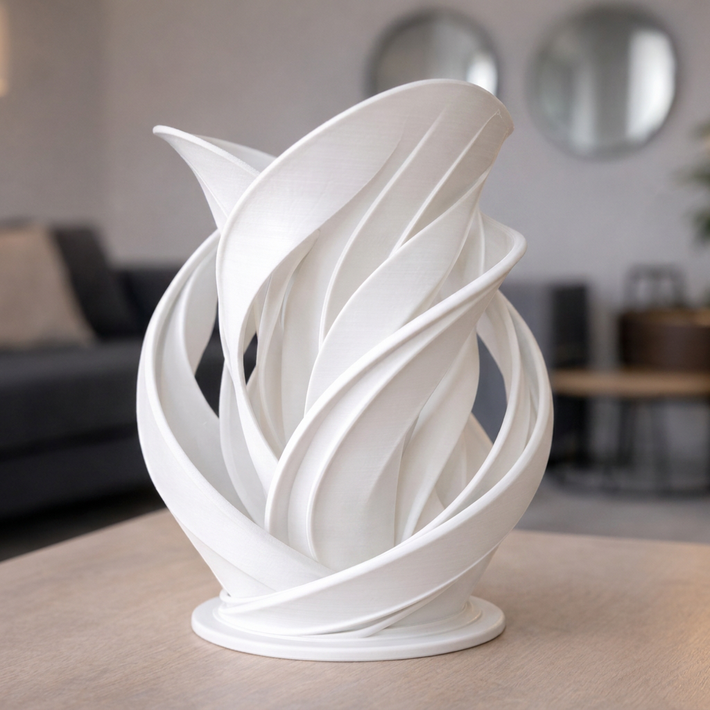 Florero moderno geométrico de diseño minimalista
