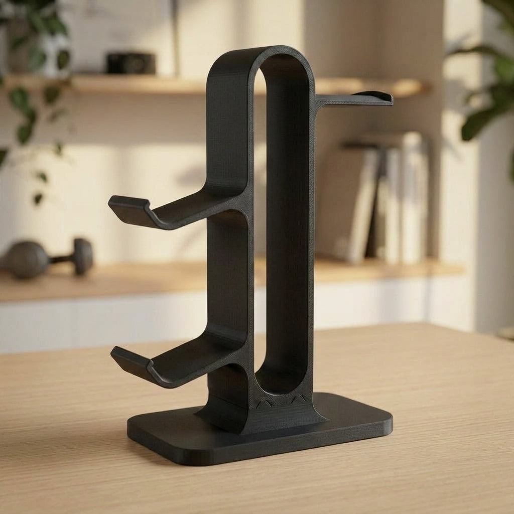 Soporte para Auriculares y Controles - Diseño Elegante