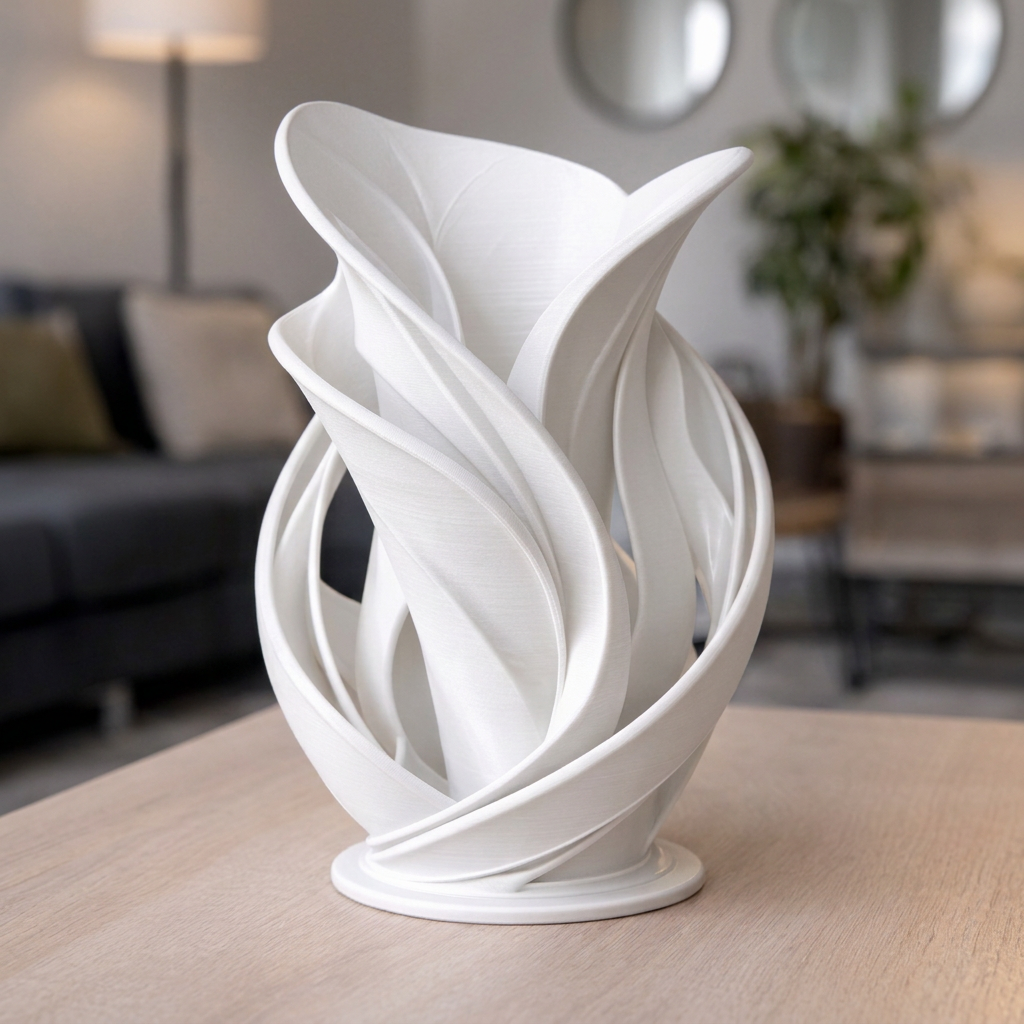Florero moderno geométrico de diseño minimalista