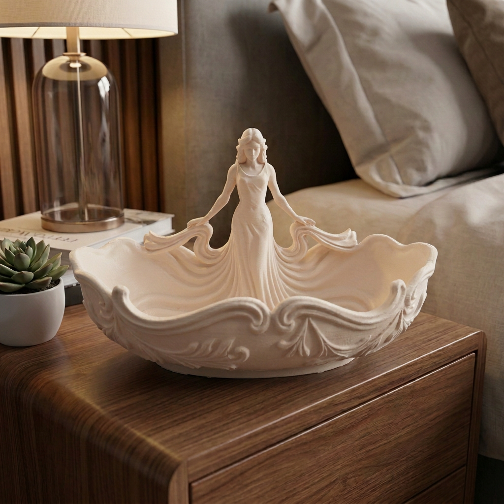 Alhajero decorativo de diosa, variante Beige.