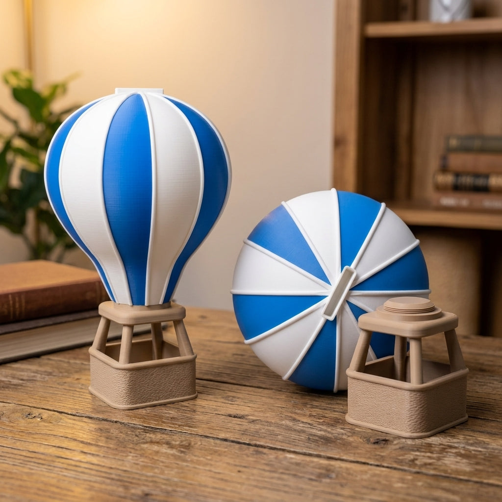 Alcancía Globo Aerostático - Decoración única