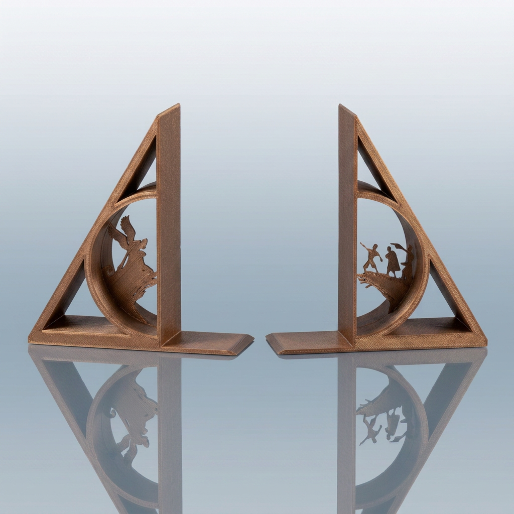 Soporte para libros de Harry Potter - Reliquias de la muerte