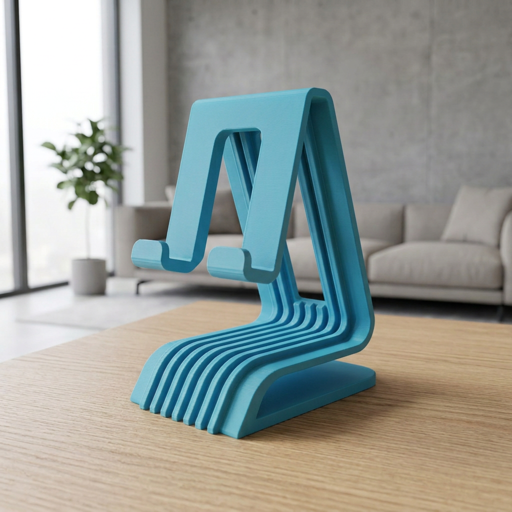 Soporte para celular Onami - Diseño elegante y firme, variante Celeste.