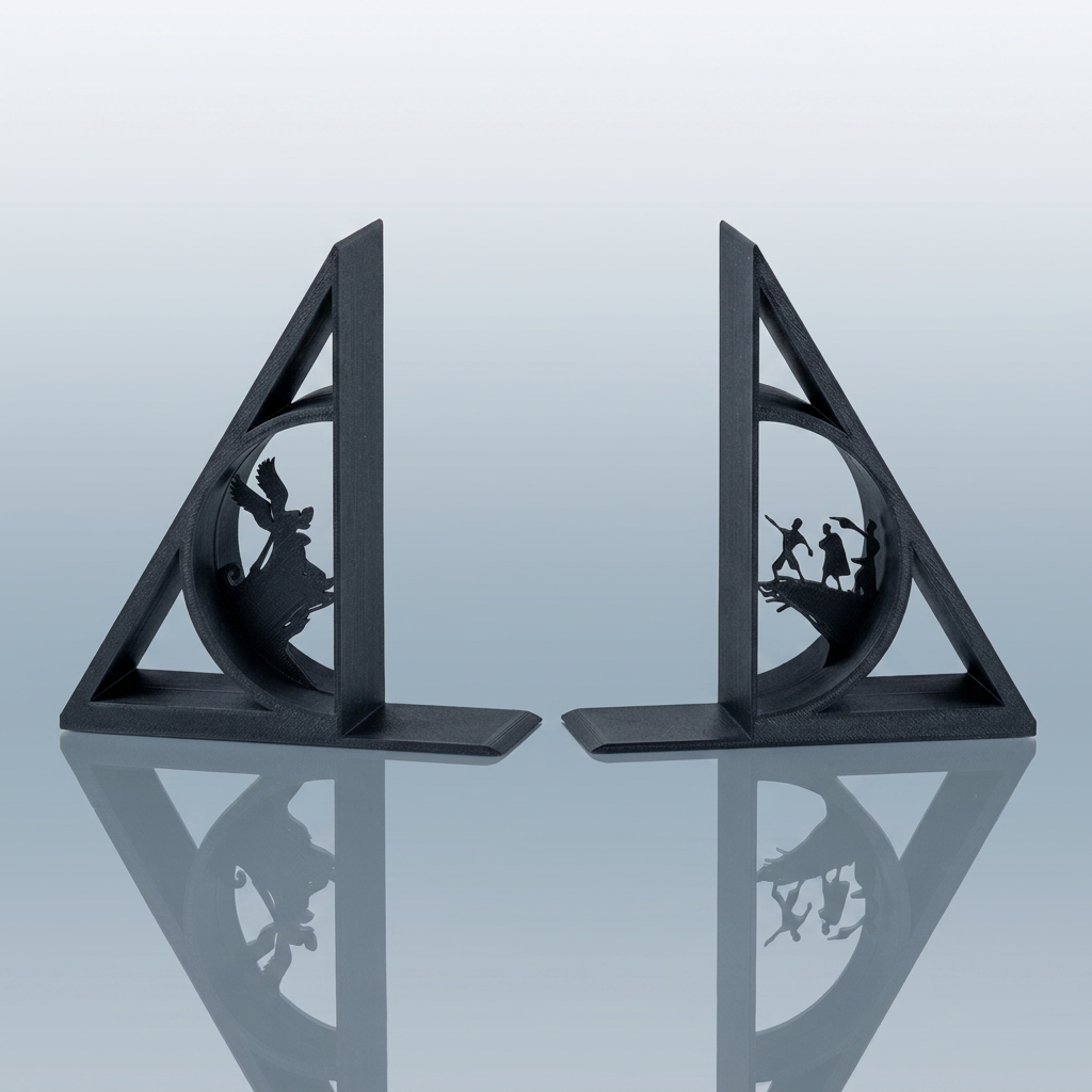 Soporte para libros de Harry Potter - Reliquias de la muerte