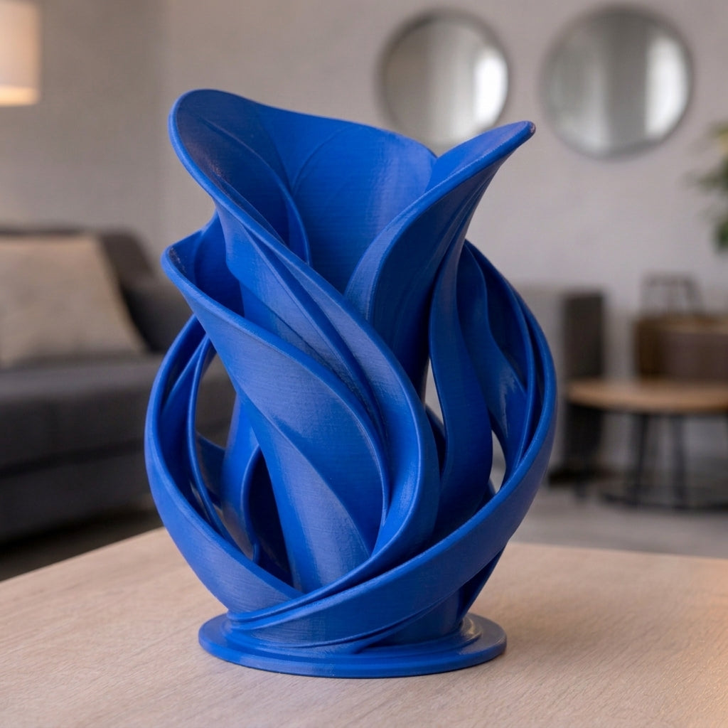Florero moderno geométrico de diseño minimalista