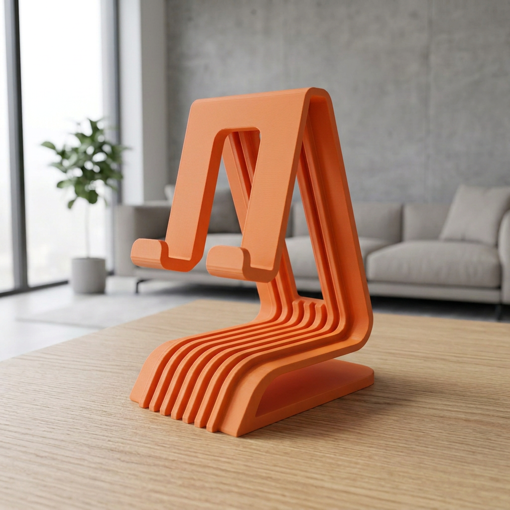Soporte para celular Onami - Diseño elegante y firme, variante Naranja.