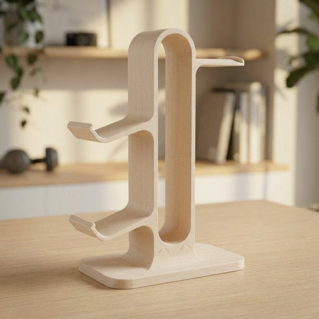 Soporte para Auriculares y Controles - Diseño Elegante