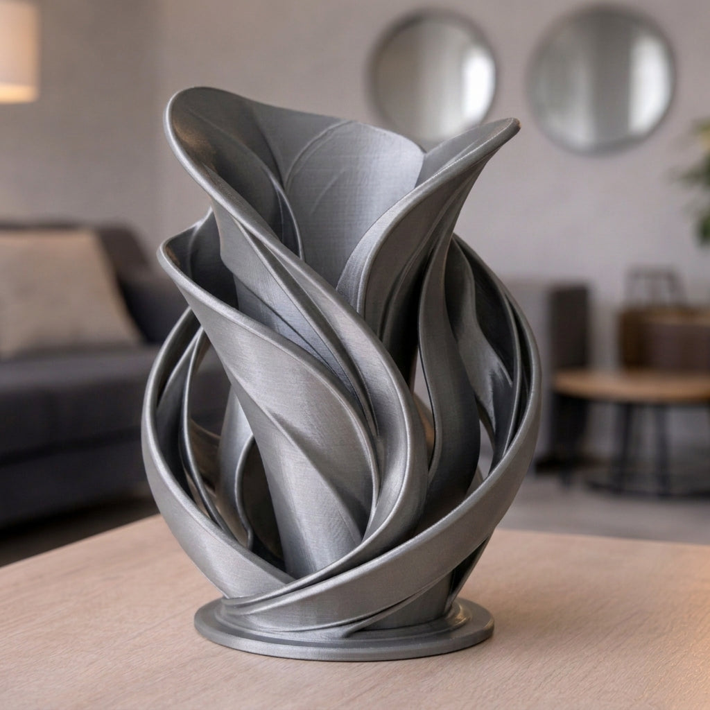 Florero moderno geométrico de diseño minimalista