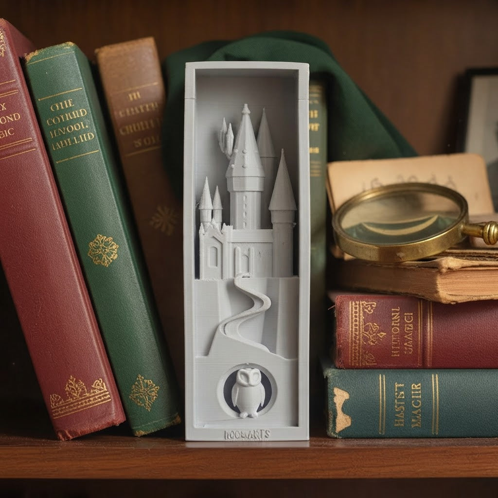 Apoyalibros de Hogwarts - Book Nook
