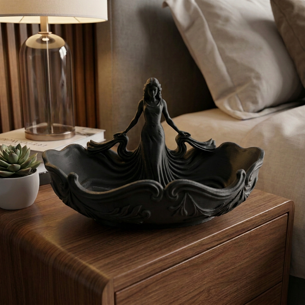 Alhajero decorativo de diosa, variante Negro.